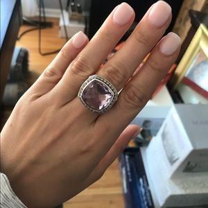 David Yurman Lavender Amethyst Ring, 17mm, size 7